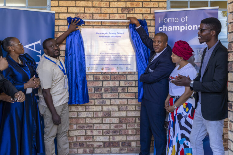 IMPALA RUSTENBURG DELIVERS FOUR SOCIAL AND LABOUR PLAN PROJECTS TO LOCAL MINE COMMUNITIES