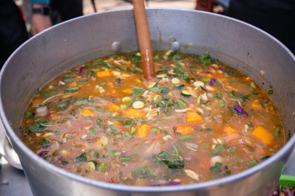 Soup cooked by SA Chefs Association in Johannesburg