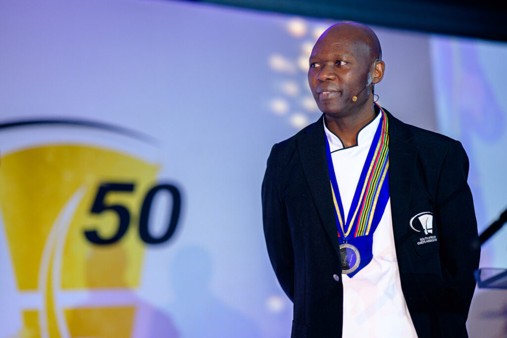 Chef James Khoza, the first black president of SA Chefs