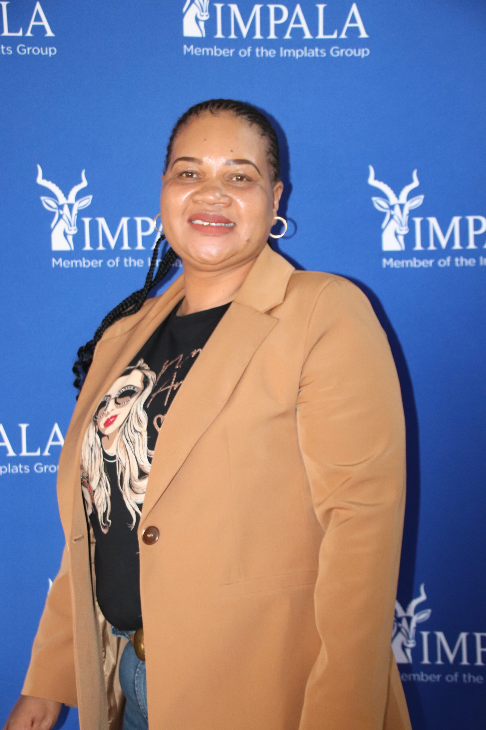 Flora Ndluli, one of the 12 female miners who recently achieved Platinum Miner status at Impala’s Western Limb operations.