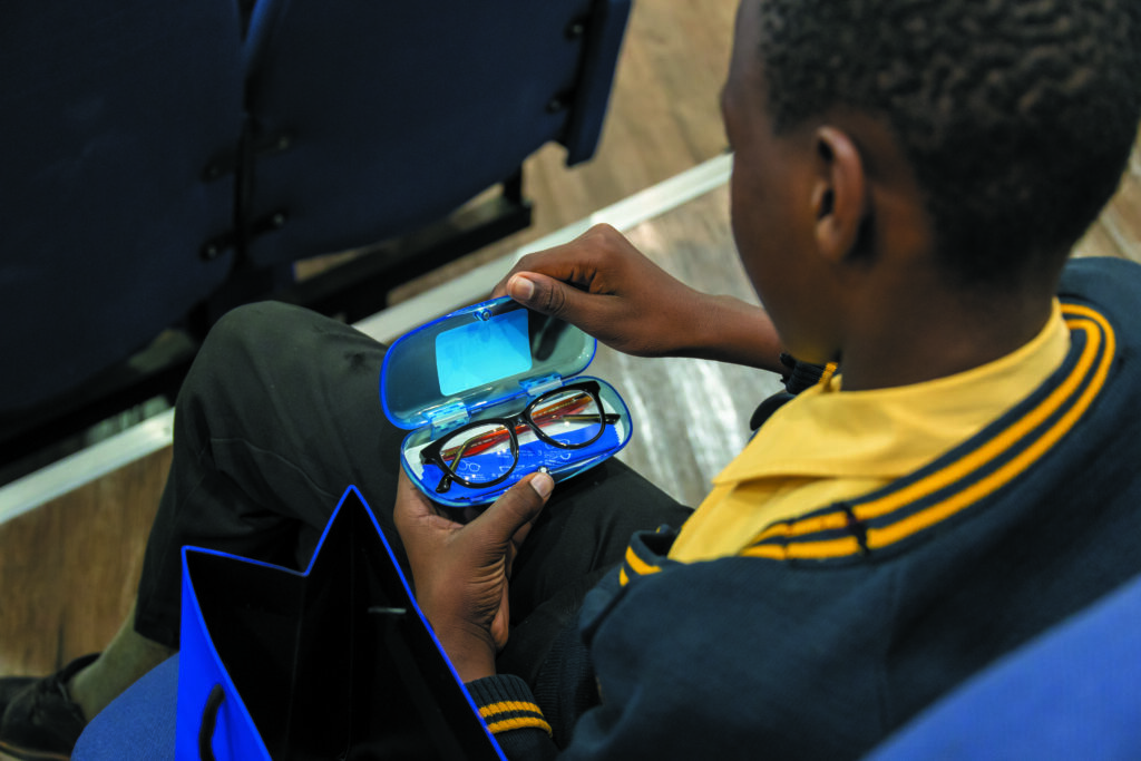 Through the Ponelopele vision and eyesight initiative, prescription spectacles were given to 76 learners, following recent assessments of over 900 Grade 5 and 6 learners.